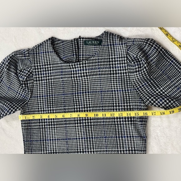 Ralph Lauren Classic Houndstooth Midi Dress Size Small - Picture 6 of 7